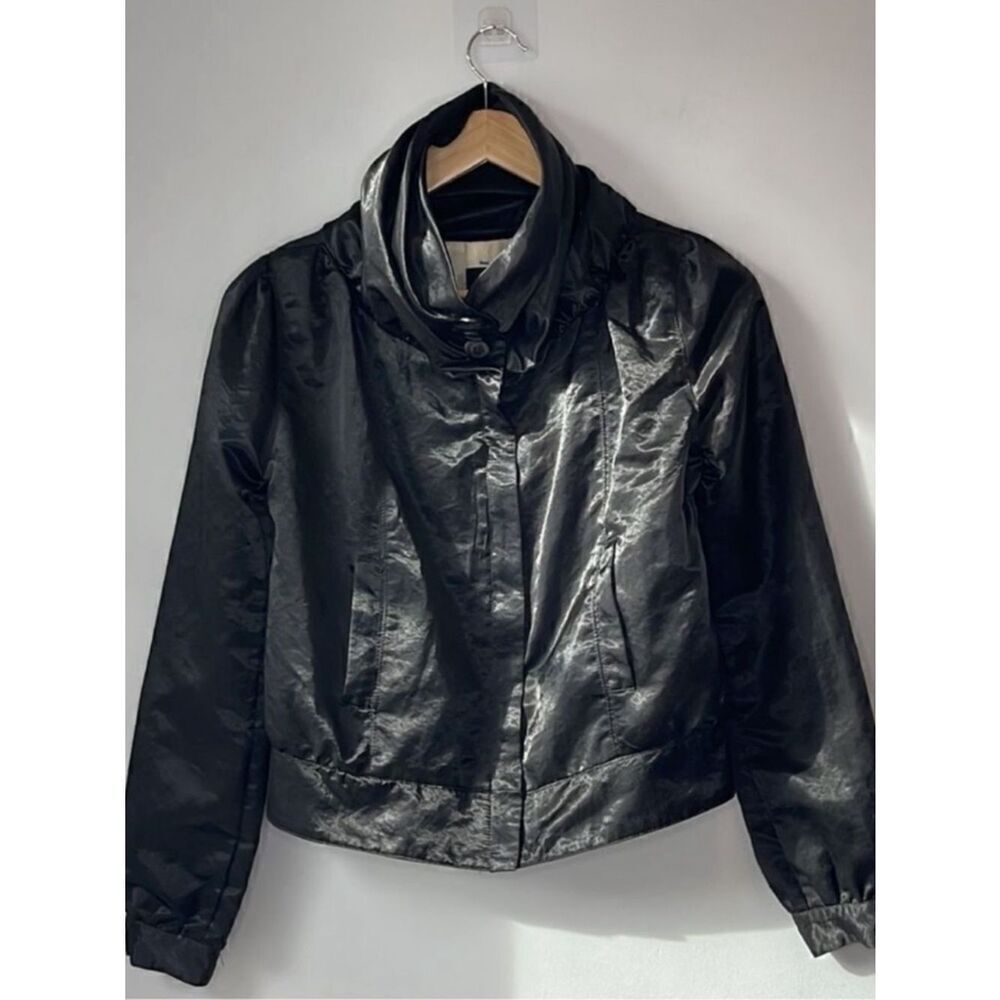 Aryn K Goth Victorian Satin Bomber Jacket
